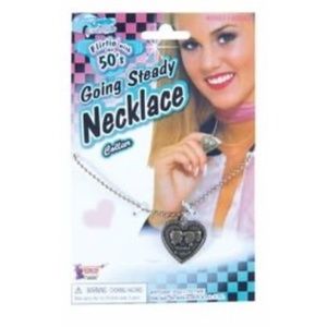 1950's Antique Gold Going Steady Necklace